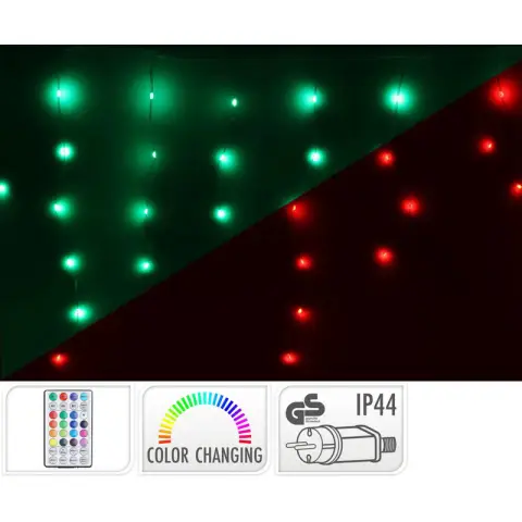 Bande lumineuse LED à lumières colorées - 172 ampoules