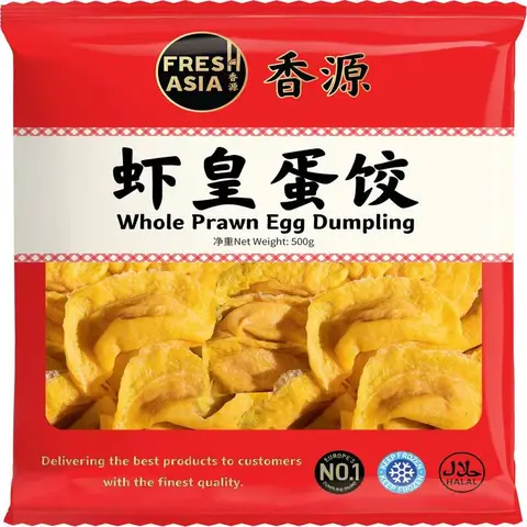 Dumplings Freshasia aux Crevettes Entières & Œuf 500 g