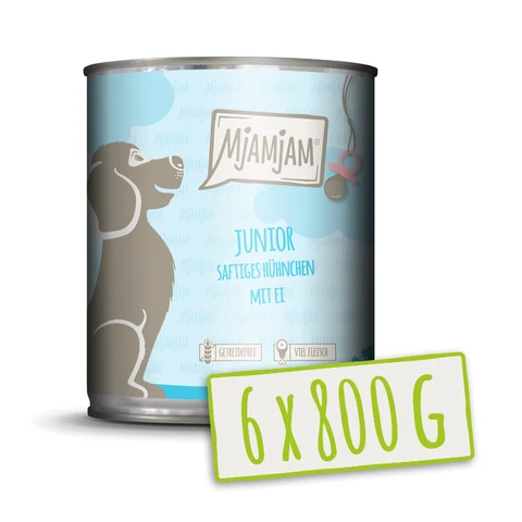 MjAMjAM - Junior - Sappige kip met ei 6 x 800 g