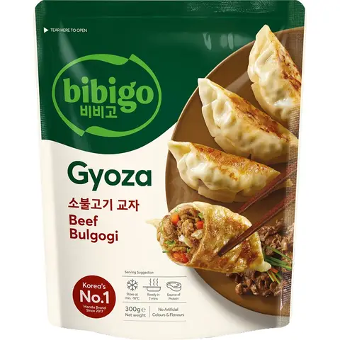 Bibigo Beef Bulgogi Gyoza 300g Beef Vegetables