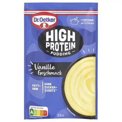 Dr. Oetker High Protein Pudding-Pulver Vanille 55g