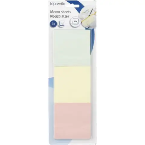 Feuilles de mémo 3 pièces 50 feuilles