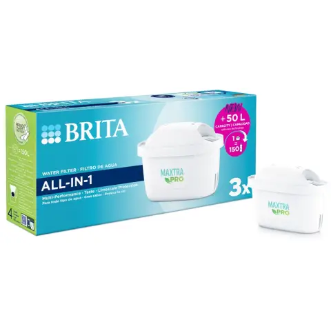 Brita Maxtra Pro All-In-1 Water Filter Cartridge 3-Pack Maxtra Pro*3