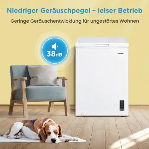 Comfee Freezer 100L 85cm High 38 dB E Class 169 kWh/Year 100 L Temperature Controllable