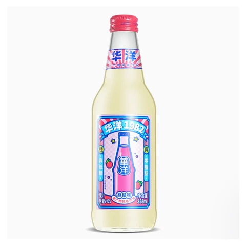 Huayang1982 Saft-Sodagetränk mit Litschigeschmack 358 ml