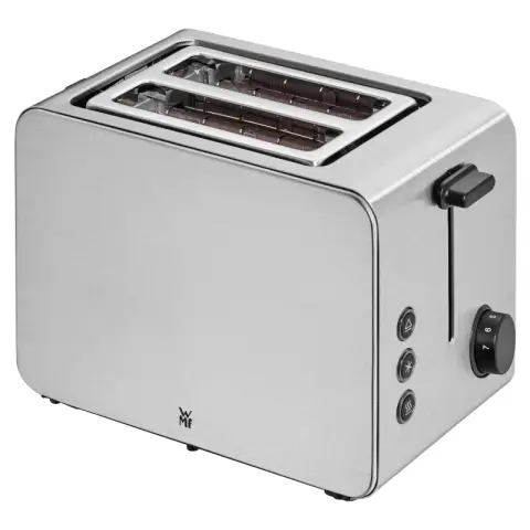 WMF Stelio 2-snijder broodrooster, RVS, 7 standen, 900W, met broodjesopzet