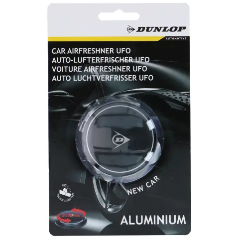 Dunlop - Auto Luchtverfrisser Ufo - Geur New Car Set - New Car