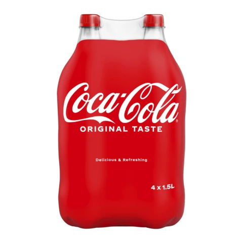 Coca-Cola Coca Cola Originalgeschmack 4x1,5L [inkl. 1,00 € Pfand]