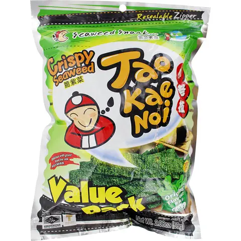 TAOKAENOI Tom Yum Knuspriger Seetang Original 59g