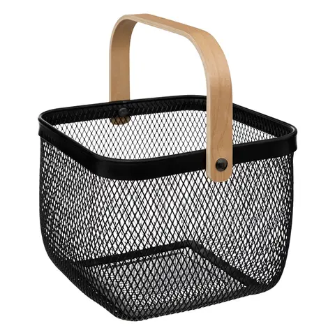 Panier Mayaj à Poignée Carrée Noir