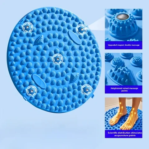 Fuß-Akupunkturpunkt-Massagekissen, geeignet für die Meridiangesundheit, blau blau