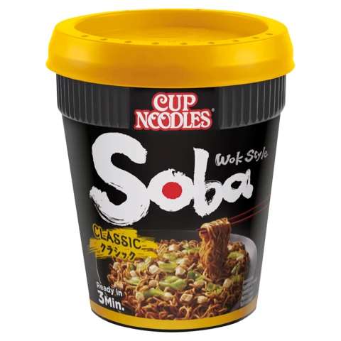 Nissin Soba Classic Noodles with Yakisoba Sauce 90g