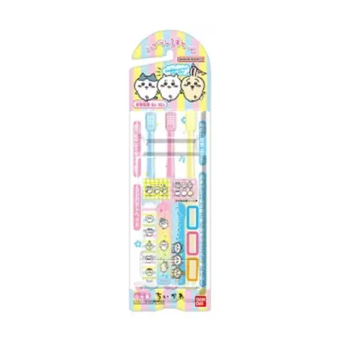 Bandai 3 - pack Children's Toothbrush for 6 - 12 Years Old