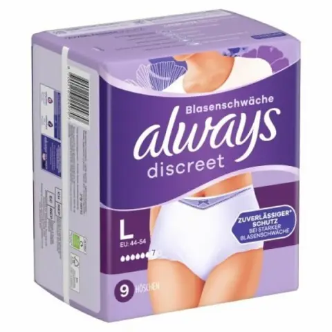 Always Discreet Inkontinenz Pants Plus L 9 St