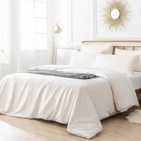 J.Zao 100% Natural Silk Quilt, Dural-Layer for Winter, 2.2*2.4 Meters, Approx. 4.5KG Silk Quilt 220*240 cm