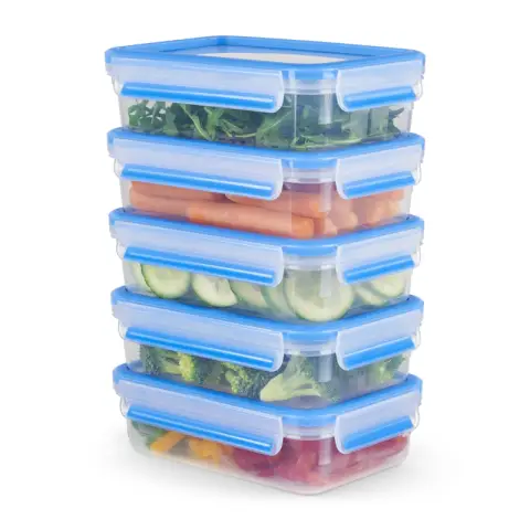 Tefal MasterSeal 5‑tlg. Kunststoff-Lunchbox – 800 ml