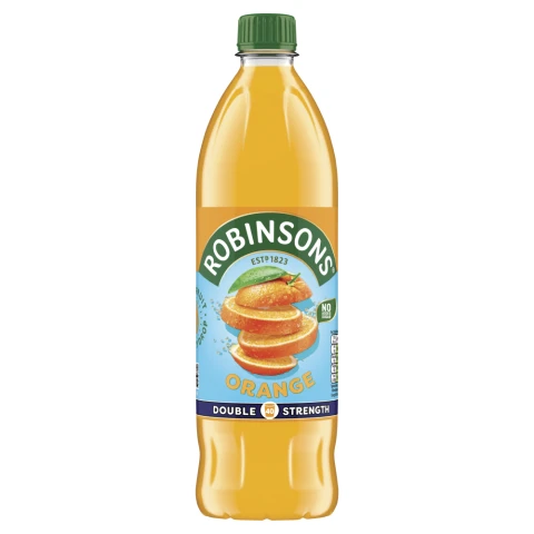 Robinsons Double Strength Orange No Added Sugar Fruit Squash 1 litre