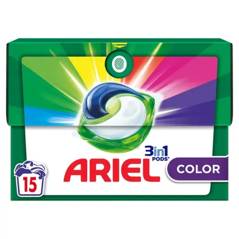 Ariel 3in1 Washing Pods Color 15 pcs Color 15 Pcs
