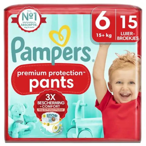 Pampers Premium Protection Pants Size 6 Diaper Pants 15kg+ 15 pcs S6