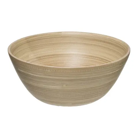 Saladier en bambou naturel de 25 cm