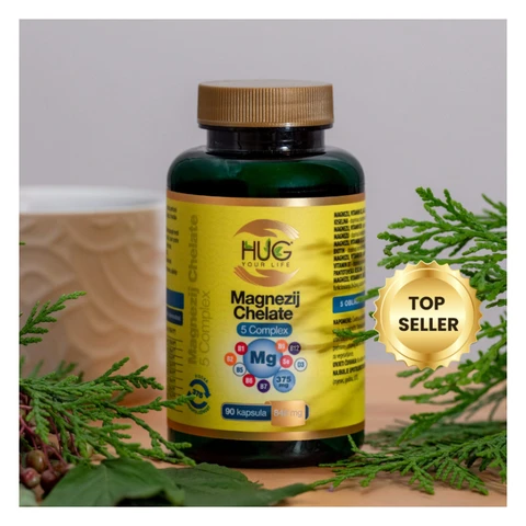 HugYourLife Magnesium Chelaat 5 Complex 90 x 848 mg