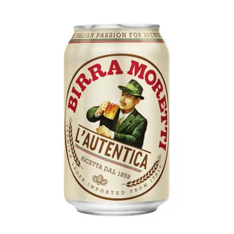 Birra Moretti L'Autentica Bier BLik 330ml   [Incl. €0.15 Statiegeld]