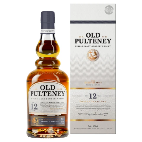 Old Pulteney Twelve Years Old Single Malt Scotch Whisky 70cl