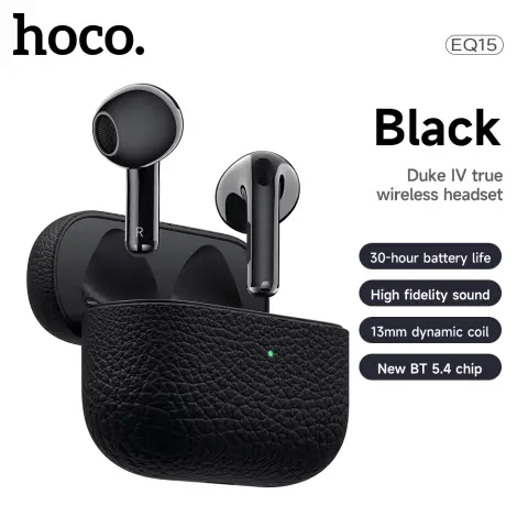 HOCO EQ15 Duke Ⅳ True Wireless BT Earbuds - Black