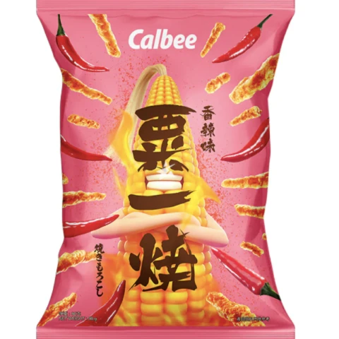 Calbee Corn Yat BBQ Spicy Flavour 80g