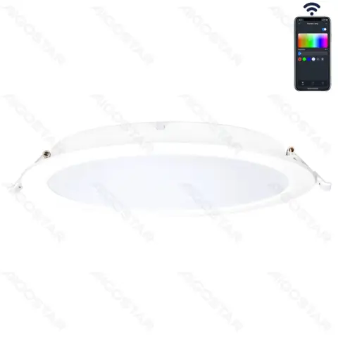 Aigostar 18W RGB+CCT Bluetooth MESH Smart Downlight