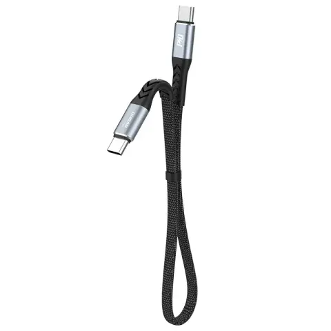 Dudao L10C USB-C - USB-C PD-Kabel 100 W 5 A 0,23 m - schwarz