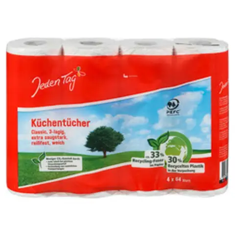 Jeden Tag Küchentücher 3-lagig
