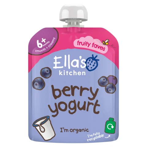 Ellas Kitchen Berry Yummy Greek Yoghurt  6+ Months 90g