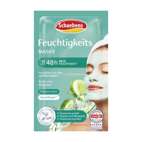 Masque hydratant Schaebens à l'Aloe Vera Avocat Concombre 10ml