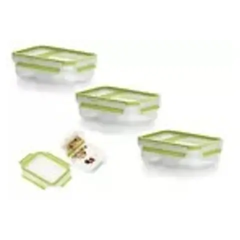 Tefal MasterSeal To Go Lunchbox mit 2 Fächern – 600 ml