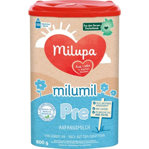 milupa Milumil Milchpulver für Säuglinge ab Geburt 800g