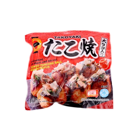 J-BASKET (TAKOYAKI) Japanese Octopus Balls  480G(16PC*30G)                        