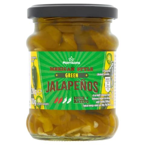 Morrisons Sliced Jalapenos 210g