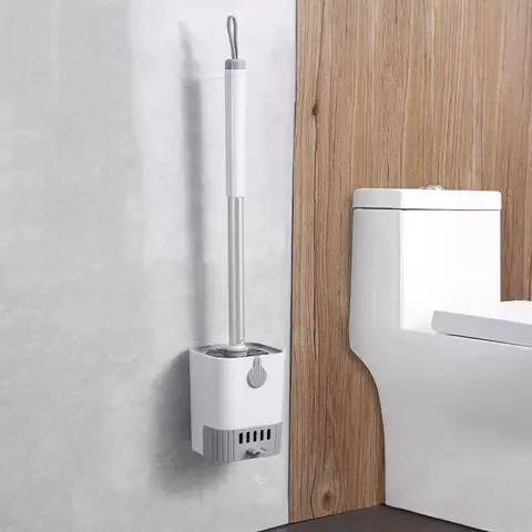 Brosse WC à fixation murale 