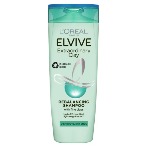 L'Oréal Paris Elvive Extraordinary Clay Re-Balancing Shampoo 400ml