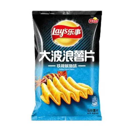 Lays Big Wave Kartoffelchips (brutzelnder Tintenfisch) 40G