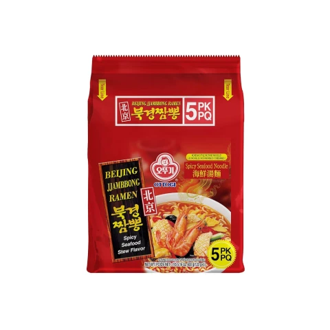 Ottogi Peking Seafood Ramen Multipack 120gx5 不倒翁 北京海鲜面