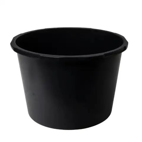 Bouwemmer 90lt Zwart