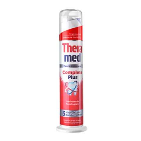Theramed Press Type Tandpasta 100 ml (Rood - Multieffect Tandbescherming), Henkel, Duitsland