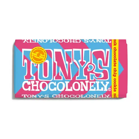 Tony's Chocolonely Milk Chocolate Chip Cookie 180g