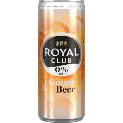 Royal Club Bière de gingembre Royal Club 0% sucre 250ML