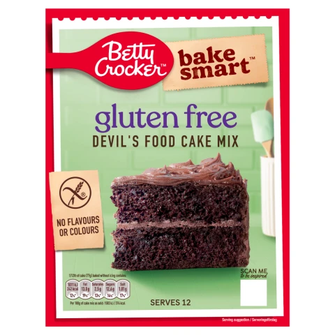 Betty Crocker Gluten Free Devil's Food Cake Mix 425g