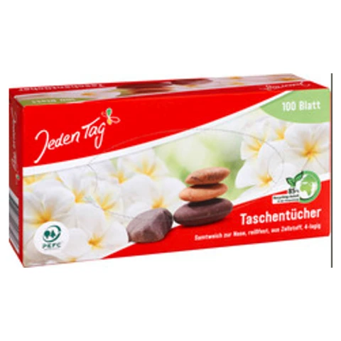 Jeden Tag Taschentücher 4-lagig