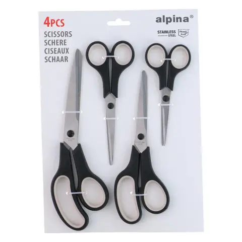Alpina Scissors 4pc