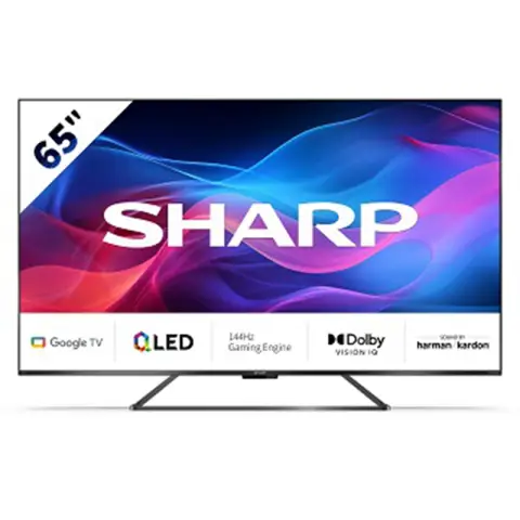 Sharp 65GR8265 65" 4K UHD 144Hz Qled Google TV für Gaming